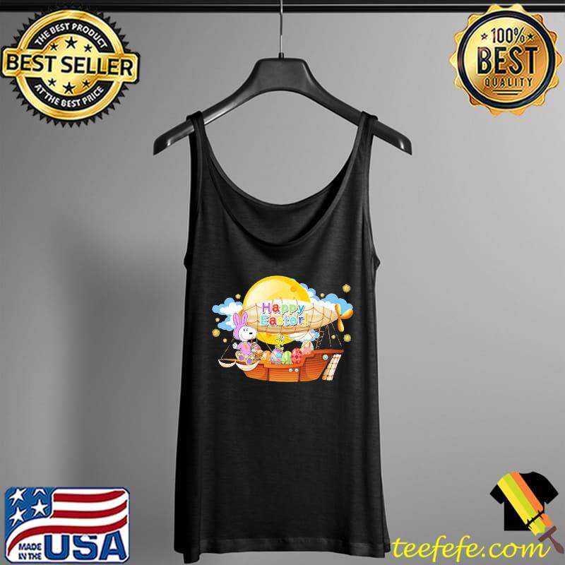 Happy easter snoopy woodstock rabbit eggs Tank Top Happy easter snoopy woodstock rabbit eggs Tank Top