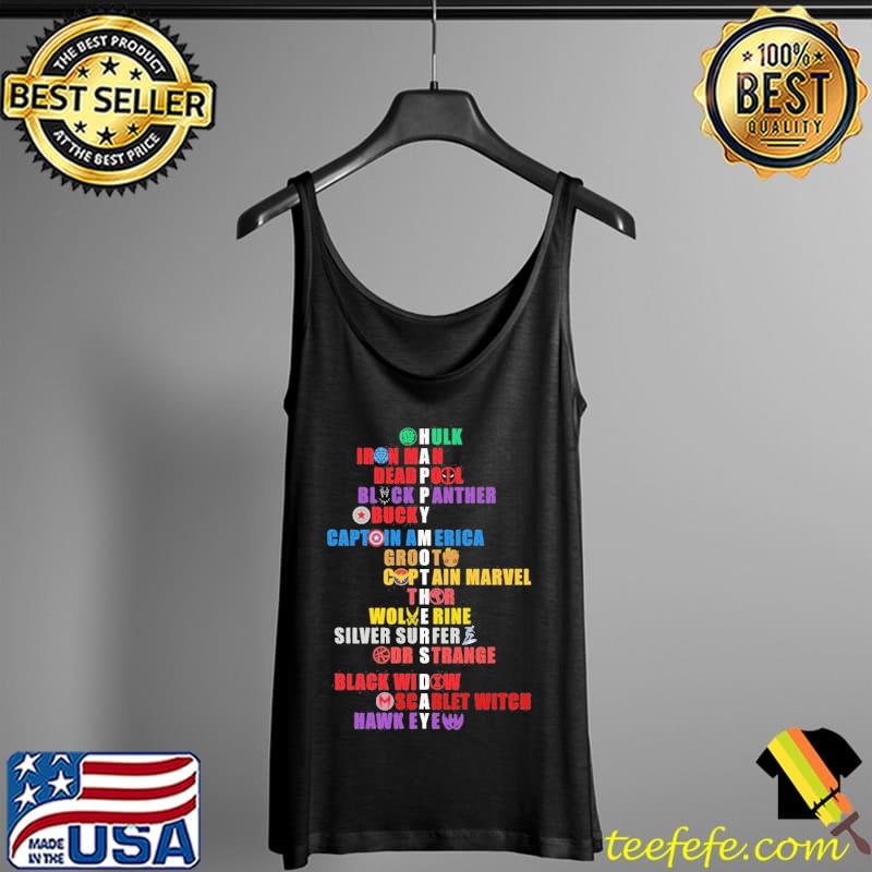 Happy morther's day hero hulk iron man dead pool Tank Top Happy morther's day hero hulk iron man dead pool Tank Top