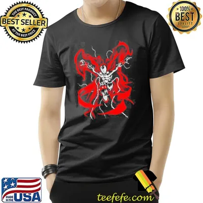 Hell spawn retro anime illustration shirt