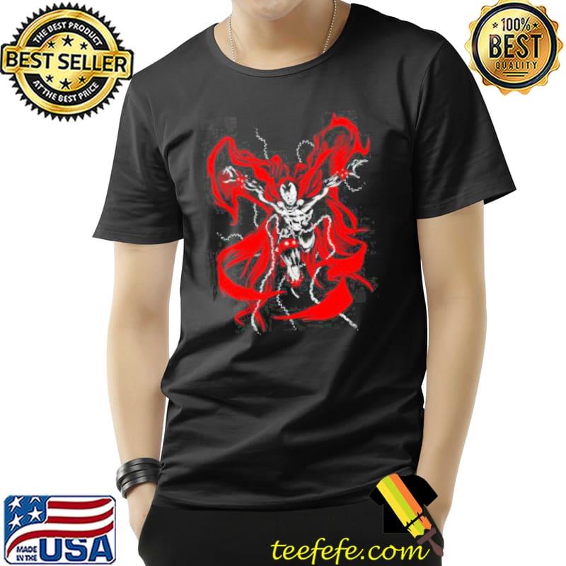 Hell spawn retro anime illustration shirt