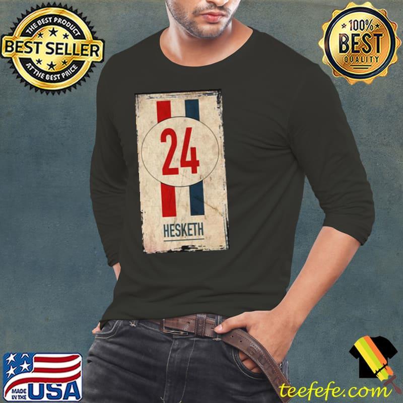 Hesketh racing iconic james hunt number retro Long Sleeve Tee Hesketh racing iconic james hunt number retro Long Sleeve Tee