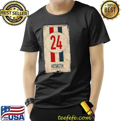 Hesketh racing iconic james hunt number retro shirt