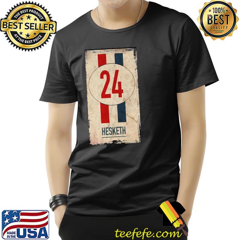 Hesketh racing iconic james hunt number retro shirt Hesketh racing iconic james hunt number retro shirt