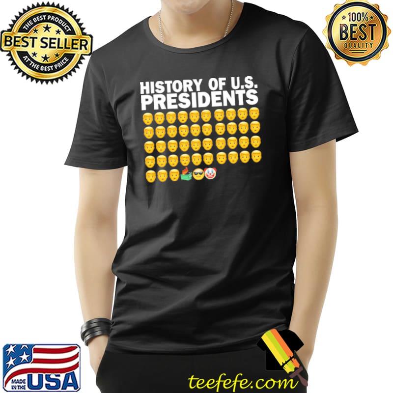 History of presidents shirt