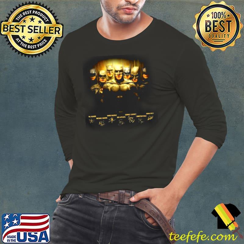 Hot the batman 2022 signatures Long Sleeve Tee Hot the batman 2022 signatures Long Sleeve Tee