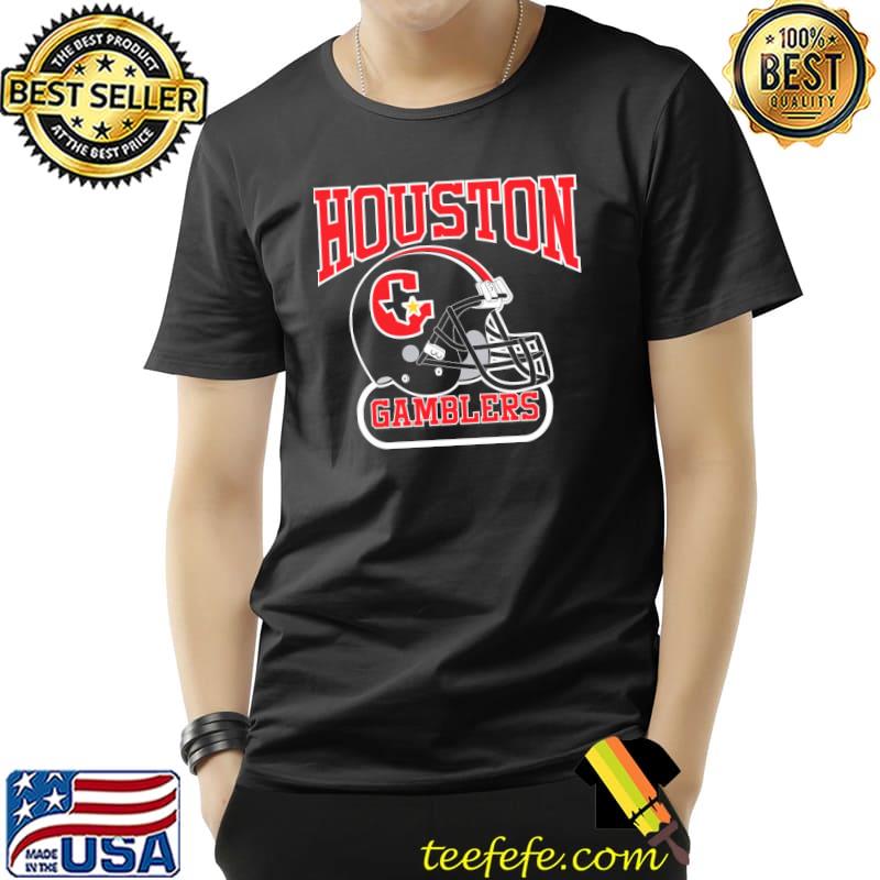 Houston gamblers helmet shirt - Teefefe Premium ™ LLC