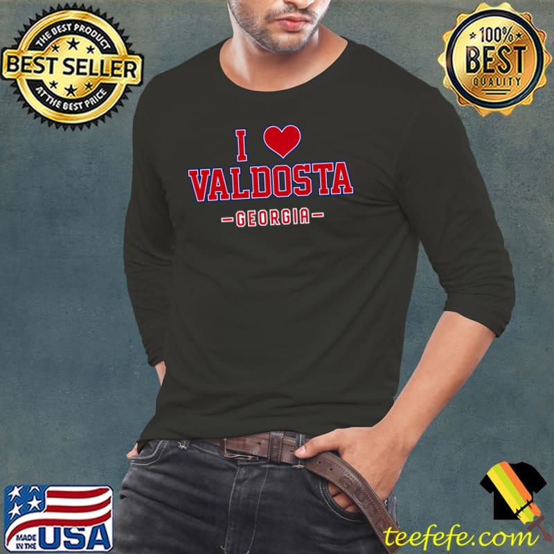 I Love Valdosta Georgia T-Shirt Long Sleeve Tee I Love Valdosta Georgia T-Shirt Long Sleeve Tee