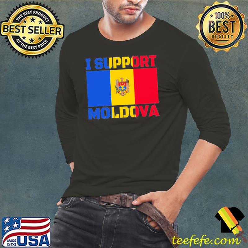 I support Moldova Moldova Long Sleeve Tee I support Moldova Moldova Long Sleeve Tee