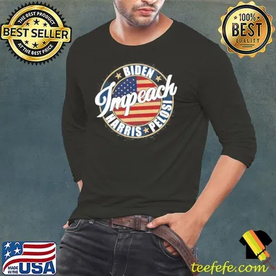 Impeach Biden Harris pelosI now men women republican shirt