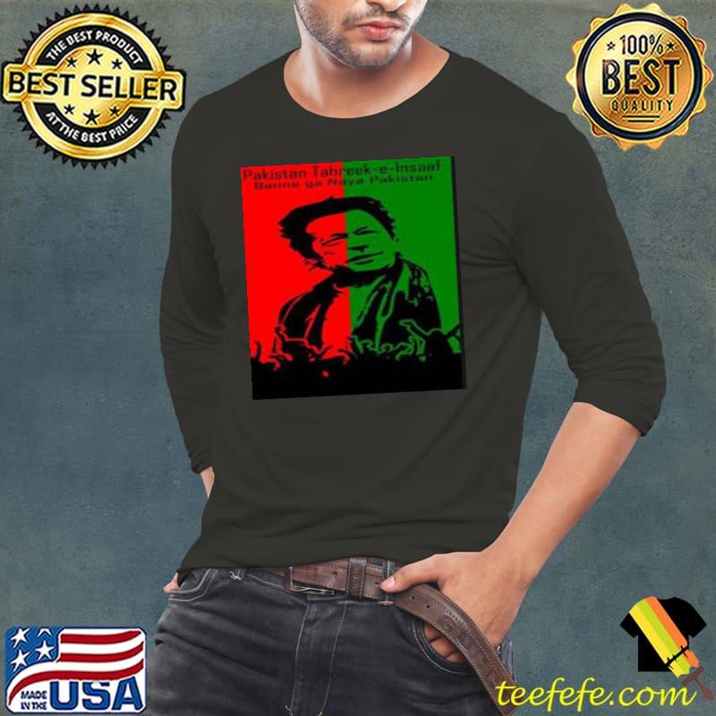 Imran khan Pakistan hope Long Sleeve Tee Imran khan Pakistan hope Long Sleeve Tee