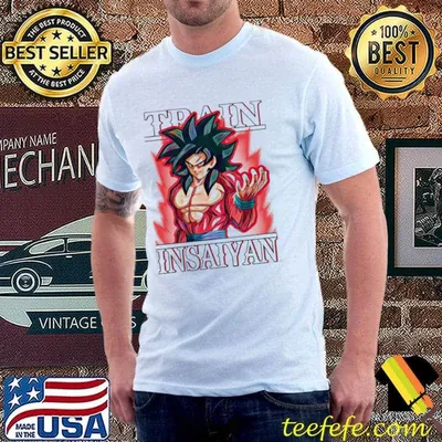 Insaiyan goku super saiyan train shirt