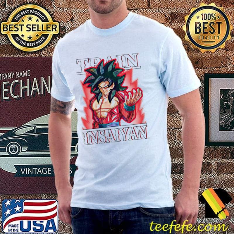 Insaiyan goku super saiyan train shirt
