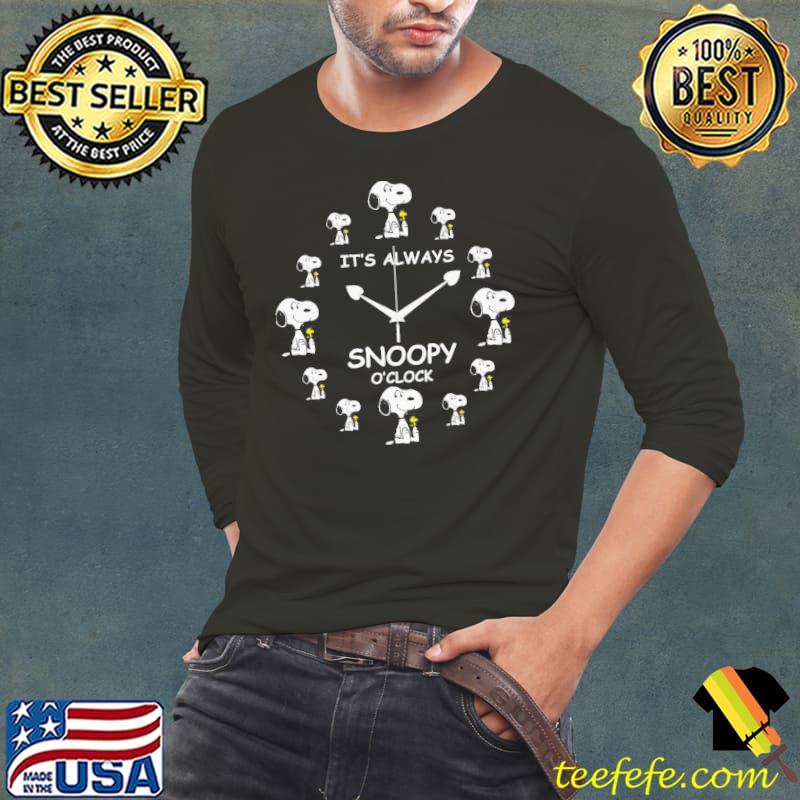 It's always snoopy o'clock Long Sleeve Tee It's always snoopy o'clock Long Sleeve Tee