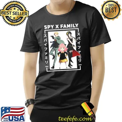Japanese anime spy x family shirt