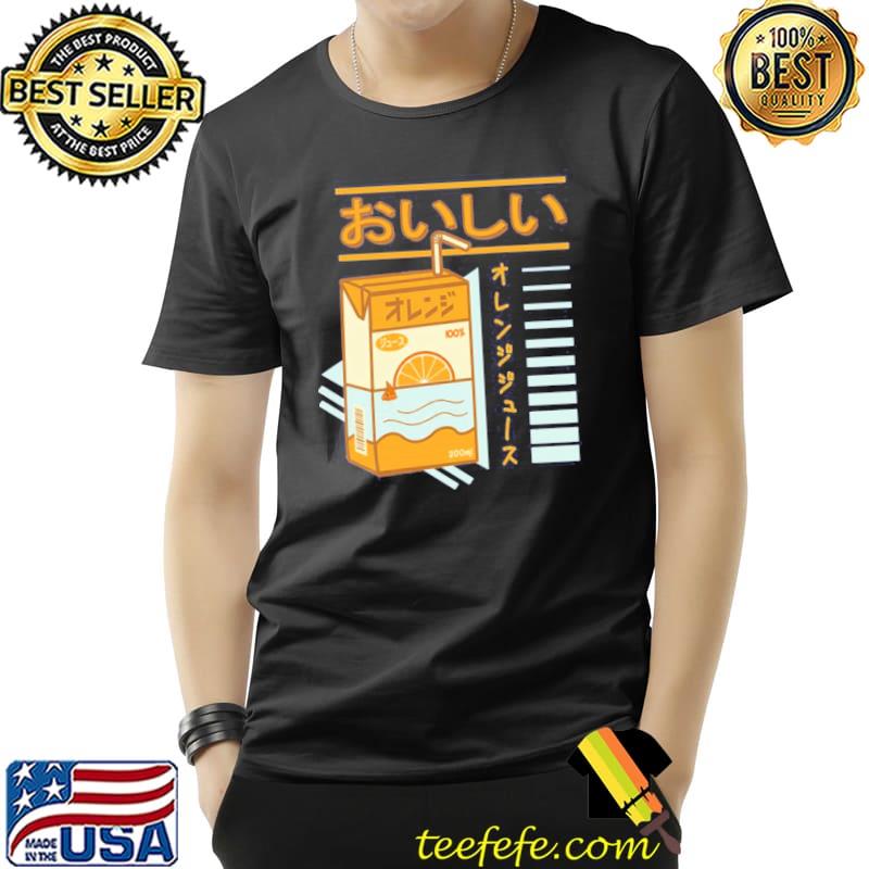 Japanese orange juice box Unisex Japanese orange juice box Unisex