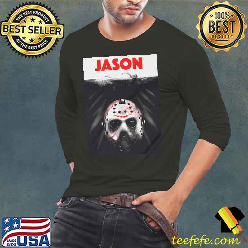 Jason Depths Horror Shirt Long Sleeve Tee Jason Depths Horror Shirt Long Sleeve Tee