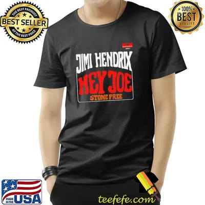 JimI hendrix hey Joe 2 album cover black shirt