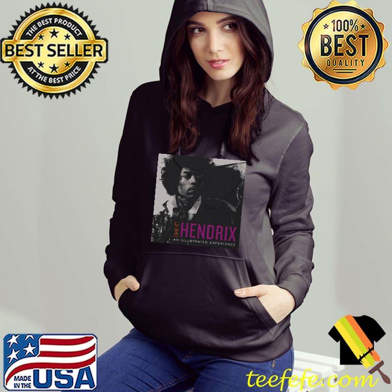 JimI hendrix jimI hendrix an illustrated experience album cover black Hoodie JimI hendrix jimI hendrix an illustrated experience album cover black Hoodie