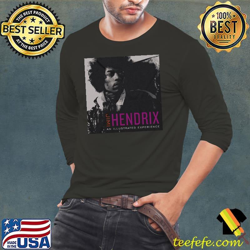 JimI hendrix jimI hendrix an illustrated experience album cover black Long Sleeve Tee JimI hendrix jimI hendrix an illustrated experience album cover black Long Sleeve Tee