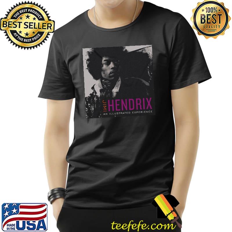 JimI hendrix jimI hendrix an illustrated experience album cover black shirt JimI hendrix jimI hendrix an illustrated experience album cover black shirt