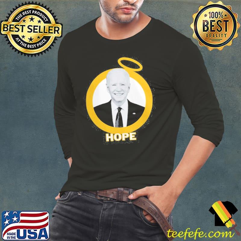 Joe Biden hope angel halo portrait sticker shirt Joe Biden hope angel halo portrait sticker shirt