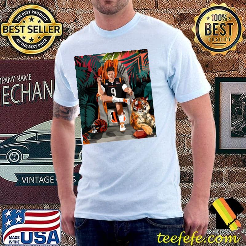Joe burrow bengals illustration shirt