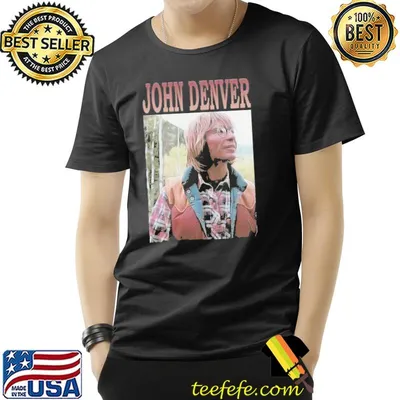 John denver rap vintage shirt