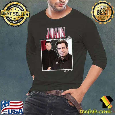 John travolta vintage 90s style bootleg shirt