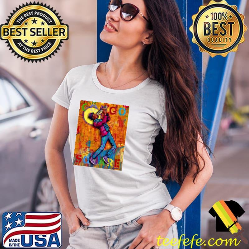 Jon batiste square colored design Ladies Tee Jon batiste square colored design Ladies Tee