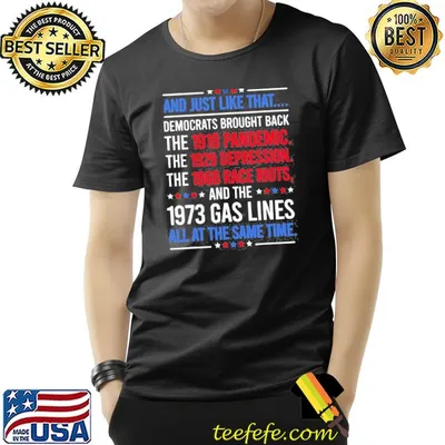 Just like that democrats brought back all at the same time shirt