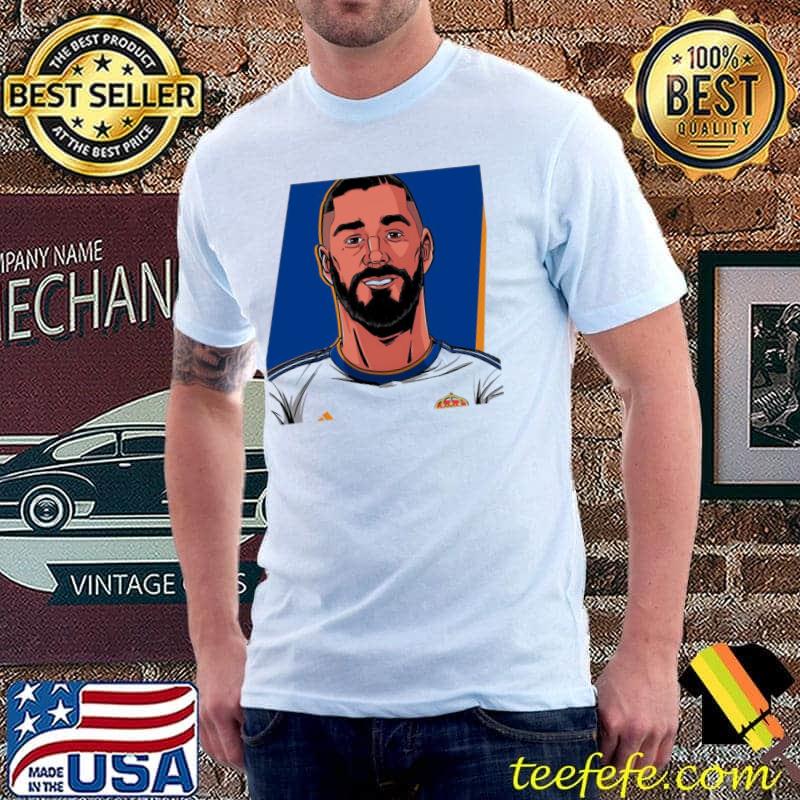 Karim benzema soccer player art shirt