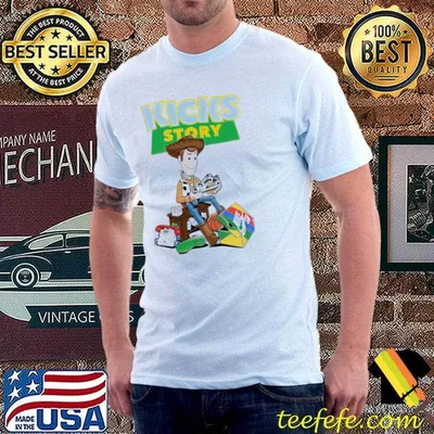 Kicks story woody toy story love sneakers shirt
