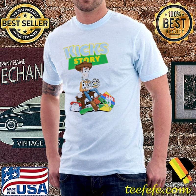 Kicks story woody toy story love sneakers shirt