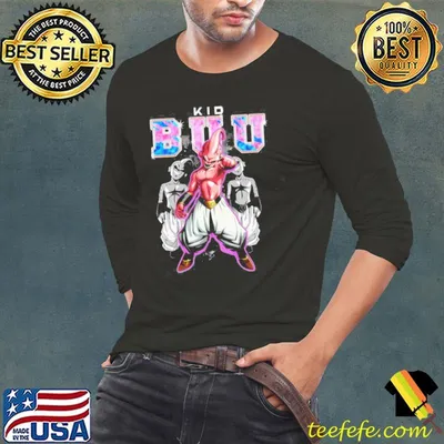 Kid buu dragon ball z anime vintage bootleg shirt