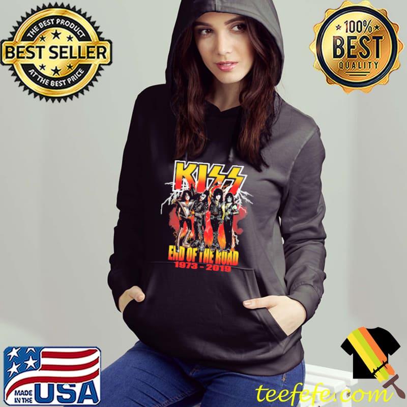 Kiss End of the Road Lightning Shirt Hoodie Kiss End of the Road Lightning Shirt Hoodie