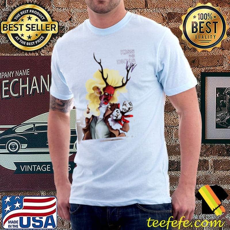 Kiss the dices luv design shirt