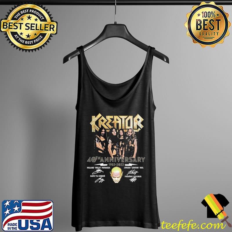 Kreator 40th anniversary 1982 2022 signatures Tank Top Kreator 40th anniversary 1982 2022 signatures Tank Top