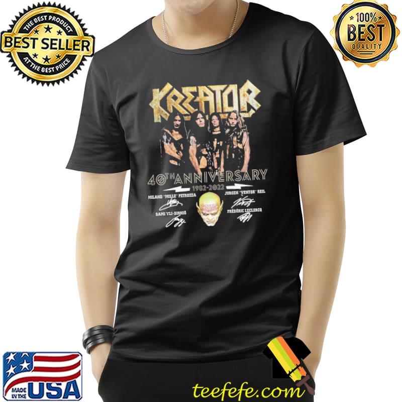 Kreator 40th anniversary 1982 2022 signatures Unisex Kreator 40th anniversary 1982 2022 signatures Unisex