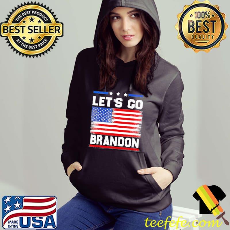 Let's go brandon conservative antI liberal us flag Hoodie Let's go brandon conservative antI liberal us flag Hoodie