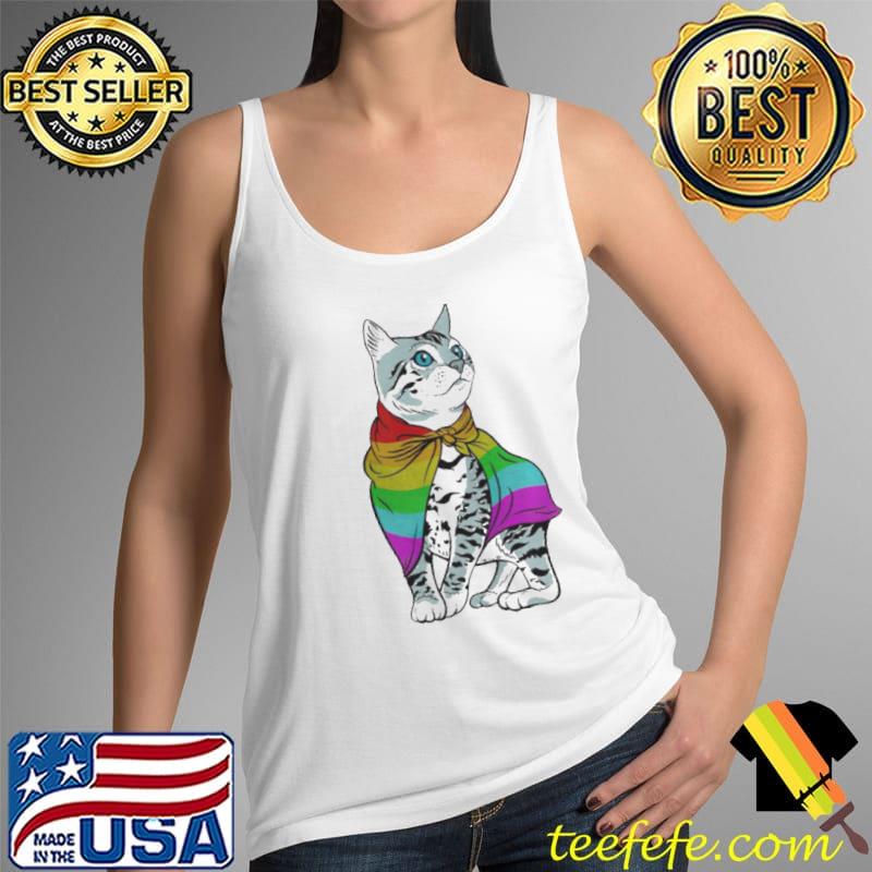 LGBT pride kitty art Tank Top LGBT pride kitty art Tank Top