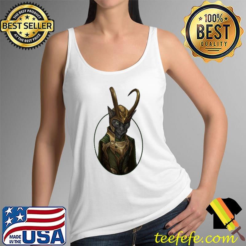 Lokitty funny lokI x black cat ver Tank Top Lokitty funny lokI x black cat ver Tank Top