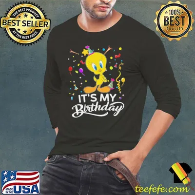Looney tunes tweety bird its my birthday gift shirt