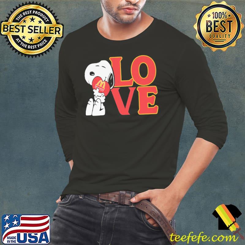 Love Mcdonald's Snoopy Shirt Love Mcdonald's Snoopy Shirt