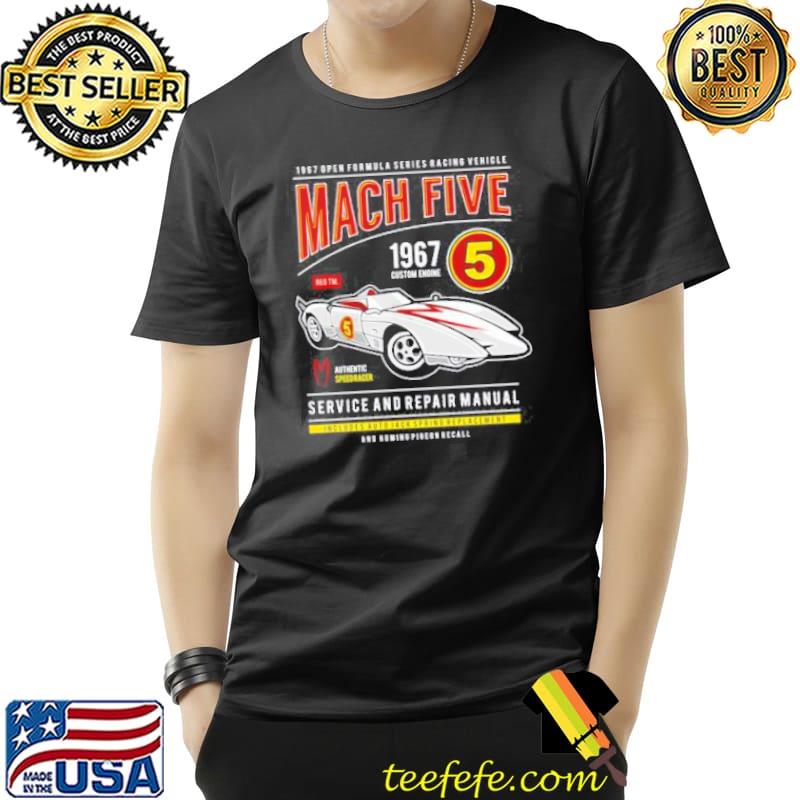 Mach Five Speed Racer Retro 1967 Design Unisex T-Shirt