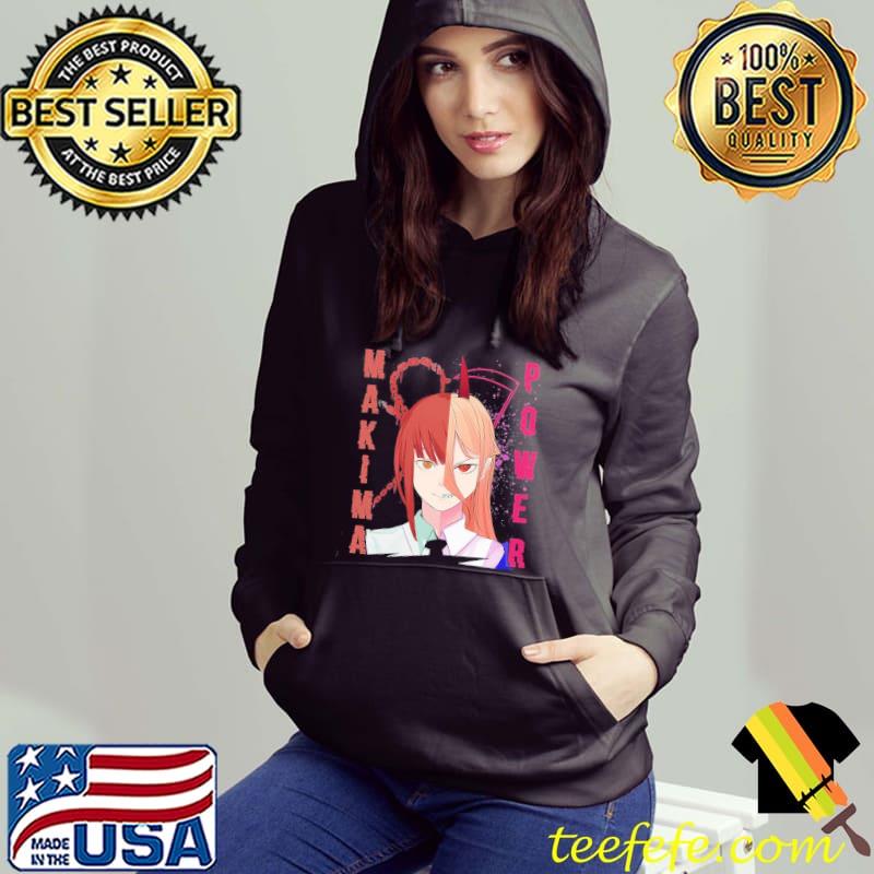 Makima power cool face girl Hoodie Makima power cool face girl Hoodie