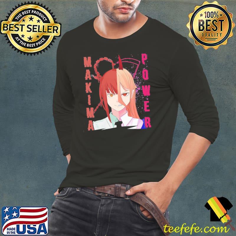 Makima power cool face girl shirt Makima power cool face girl shirt