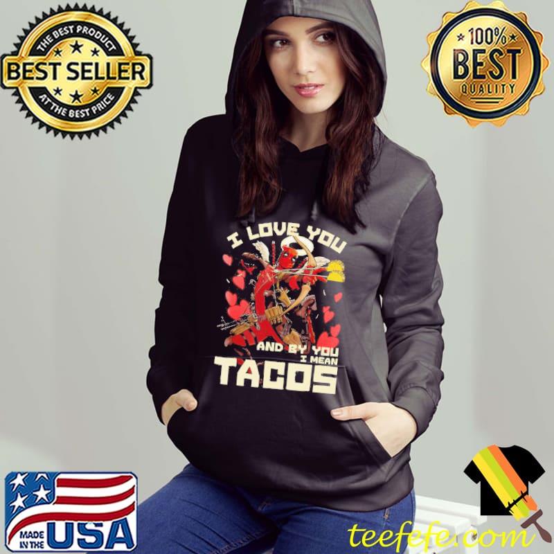 Marvel deadpool cupid love for tacos graphic gift Hoodie Marvel deadpool cupid love for tacos graphic gift Hoodie