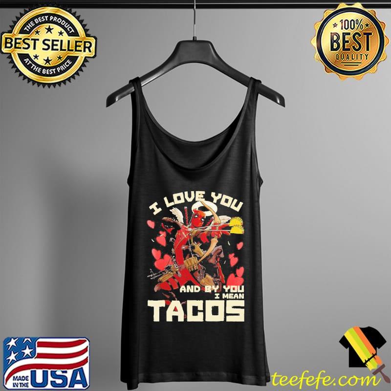 Marvel deadpool cupid love for tacos graphic gift Tank Top Marvel deadpool cupid love for tacos graphic gift Tank Top