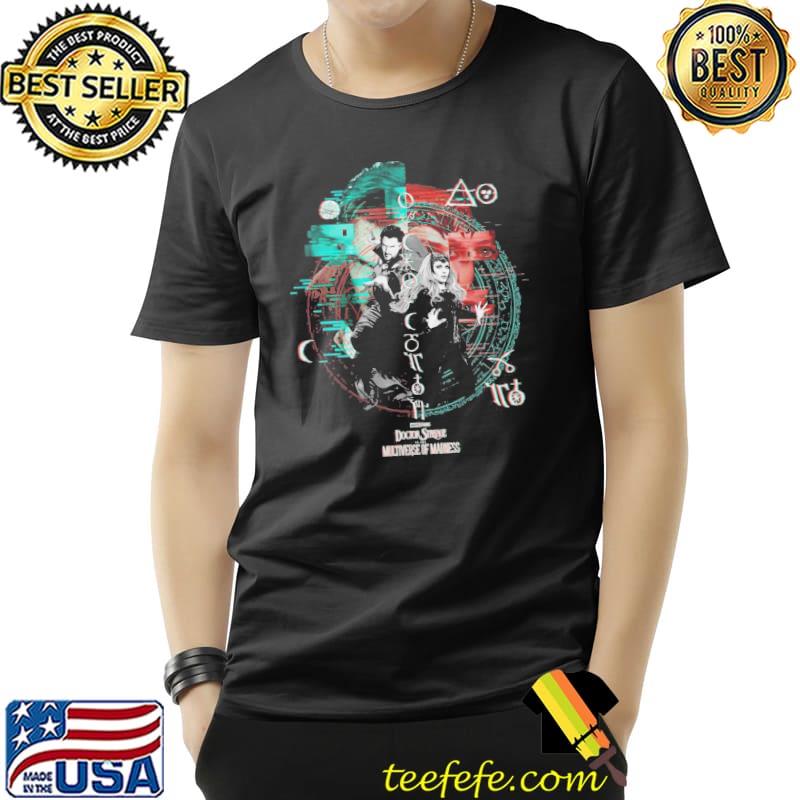 Marvel doctor strange 2 strange and scarlet witch glitch shirt