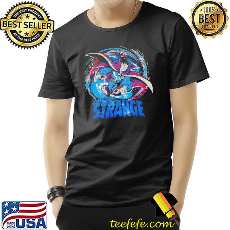 Marvel doctor strange classic retro magic warp logo shirt